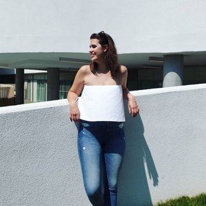 American Eagle - Blue Super Hi-Rise Skinny Jeans